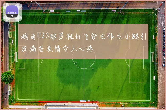越南U23球员鞋钉飞铲毛伟杰小腿引发痛苦表情令人心疼